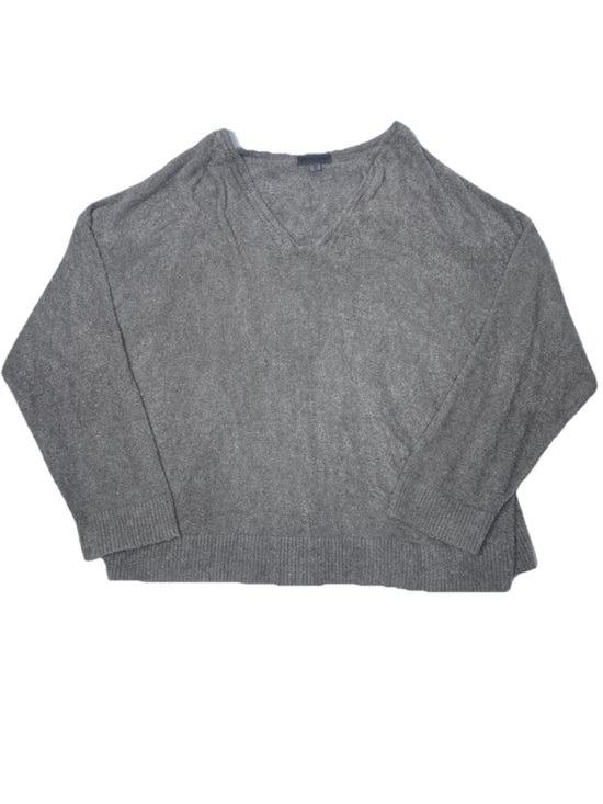 Barefoot Dreams Sweaters - Barefoot Dreams Gray V- Neck Pullover Sweater Women’s Size 2X Petite